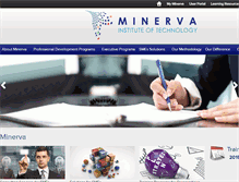 Tablet Screenshot of minervaknowledge.com